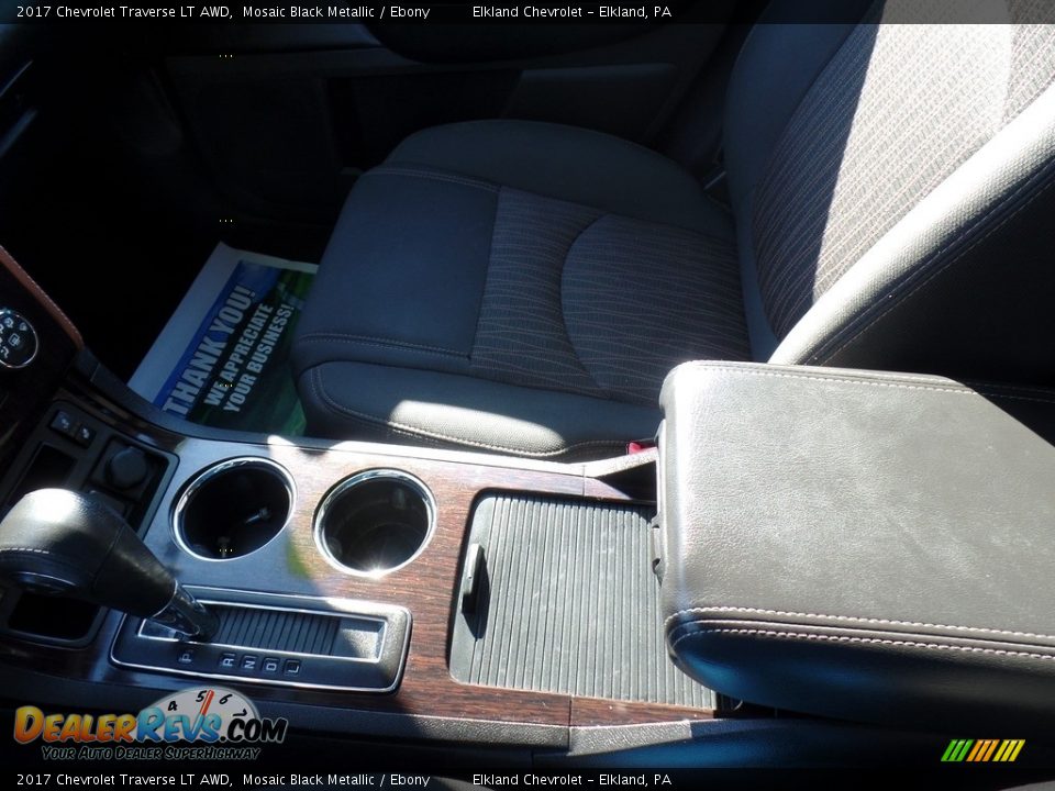 2017 Chevrolet Traverse LT AWD Mosaic Black Metallic / Ebony Photo #29