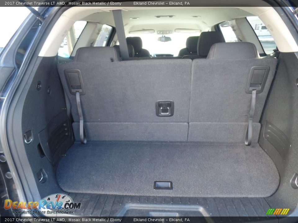 2017 Chevrolet Traverse LT AWD Mosaic Black Metallic / Ebony Photo #34