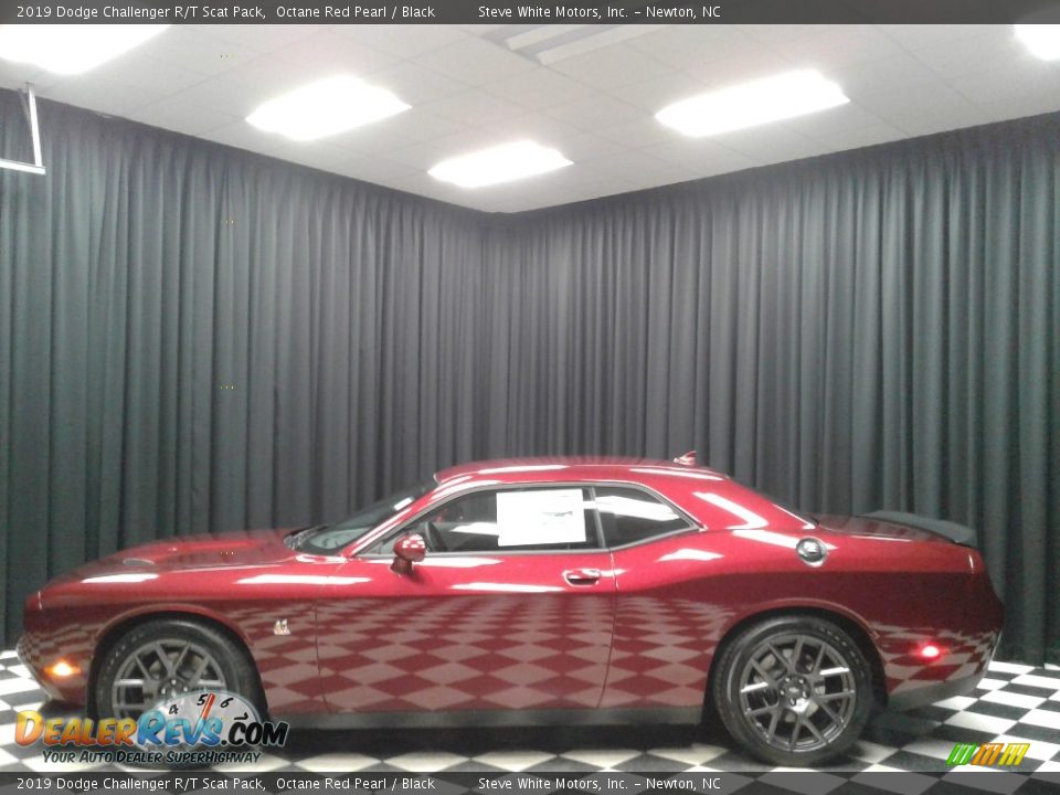 2019 Dodge Challenger R/T Scat Pack Octane Red Pearl / Black Photo #1