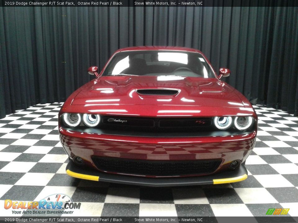 2019 Dodge Challenger R/T Scat Pack Octane Red Pearl / Black Photo #3