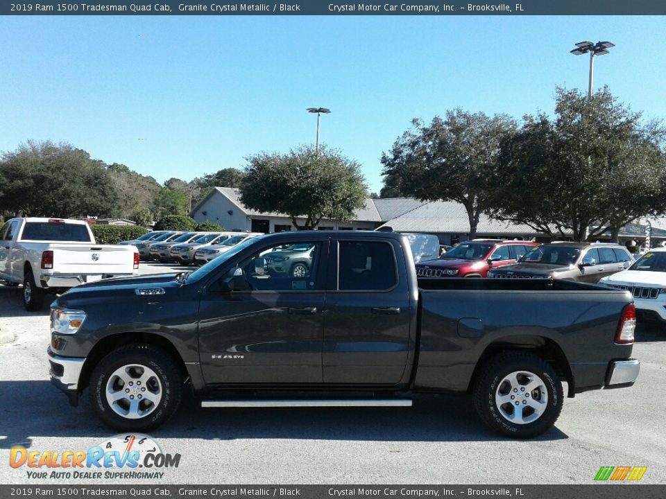 2019 Ram 1500 Tradesman Quad Cab Granite Crystal Metallic / Black Photo #2