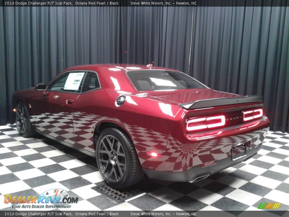 2019 Dodge Challenger R/T Scat Pack Octane Red Pearl / Black Photo #8