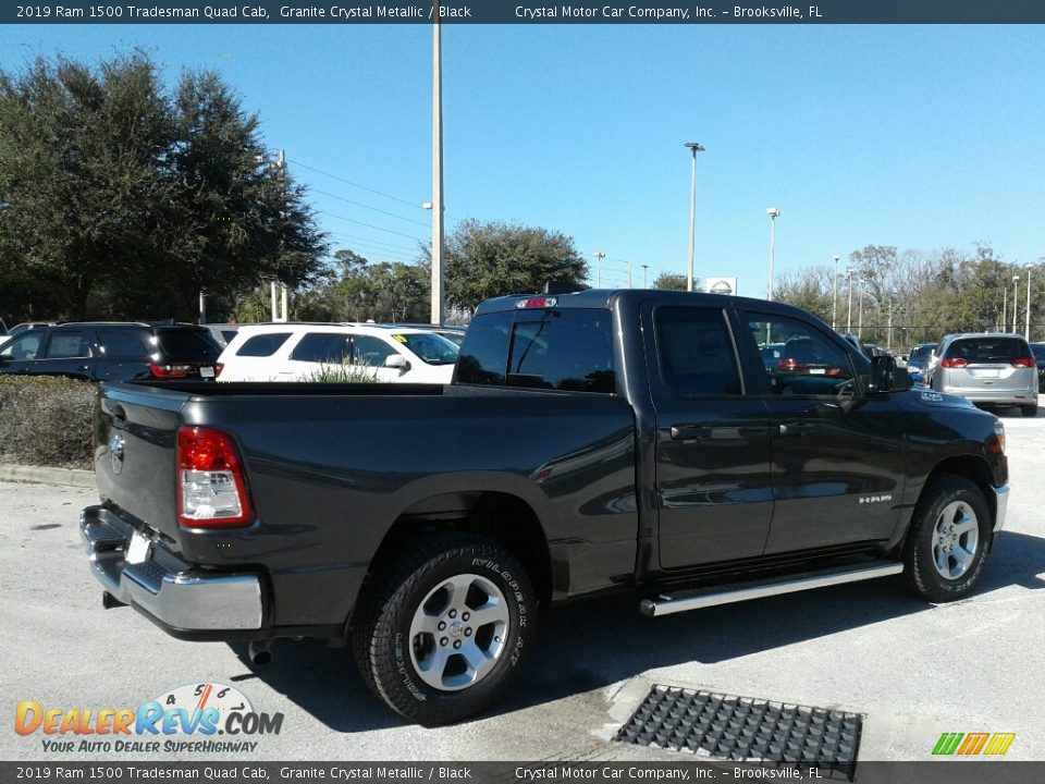 2019 Ram 1500 Tradesman Quad Cab Granite Crystal Metallic / Black Photo #5