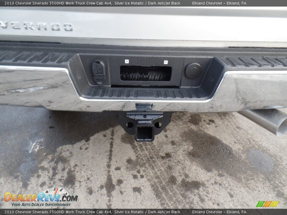 2019 Chevrolet Silverado 3500HD Work Truck Crew Cab 4x4 Silver Ice Metallic / Dark Ash/Jet Black Photo #10