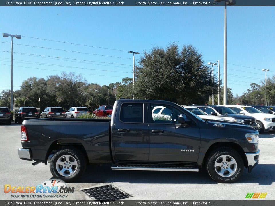 2019 Ram 1500 Tradesman Quad Cab Granite Crystal Metallic / Black Photo #6