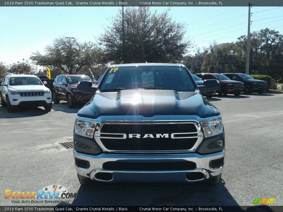 2019 Ram 1500 Tradesman Quad Cab Granite Crystal Metallic / Black Photo #8