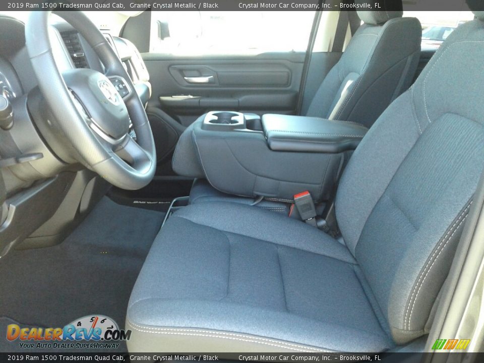 2019 Ram 1500 Tradesman Quad Cab Granite Crystal Metallic / Black Photo #9