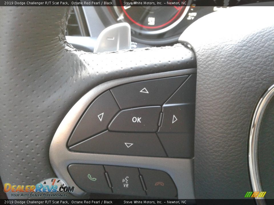 2019 Dodge Challenger R/T Scat Pack Octane Red Pearl / Black Photo #16
