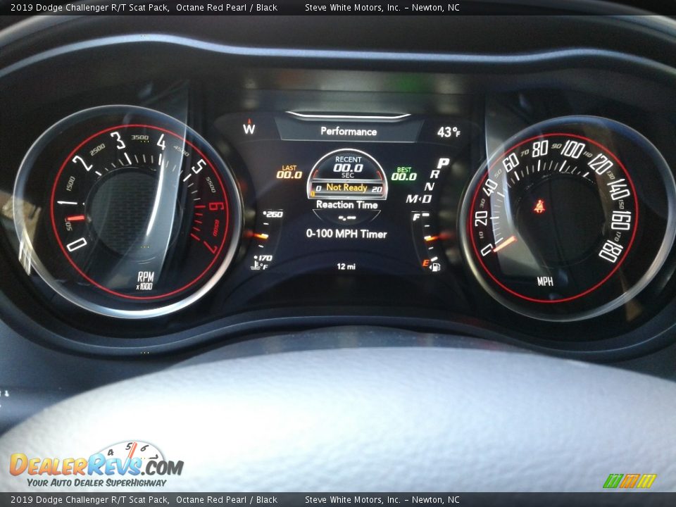 2019 Dodge Challenger R/T Scat Pack Octane Red Pearl / Black Photo #18
