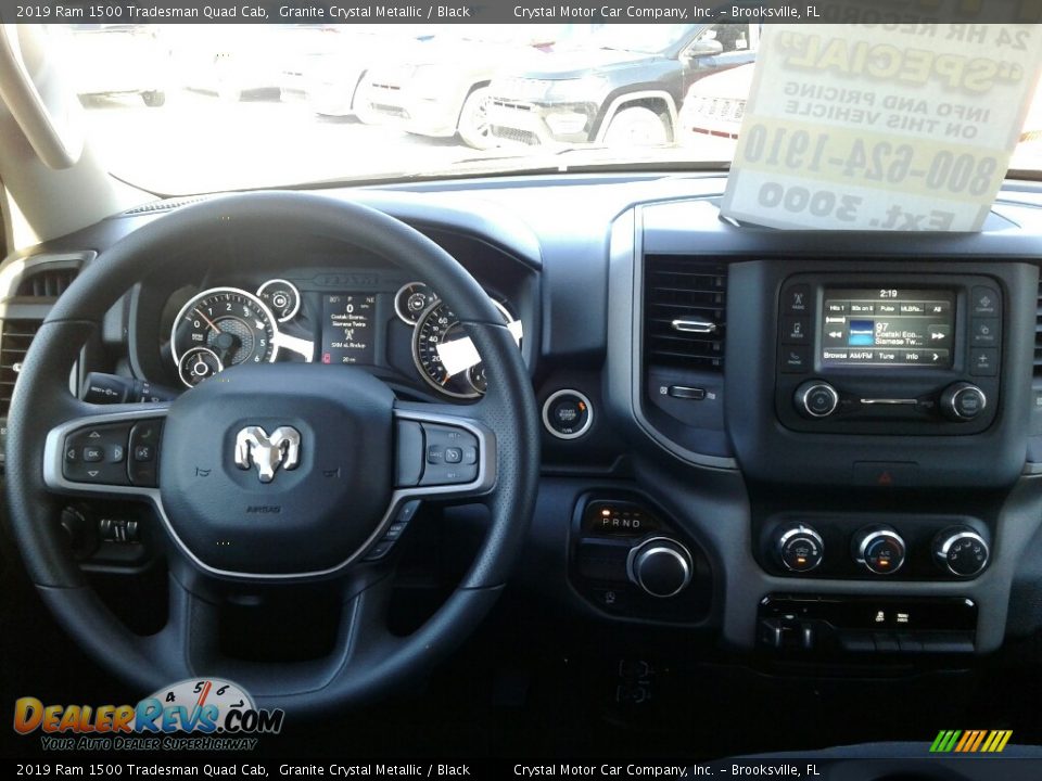 2019 Ram 1500 Tradesman Quad Cab Granite Crystal Metallic / Black Photo #13