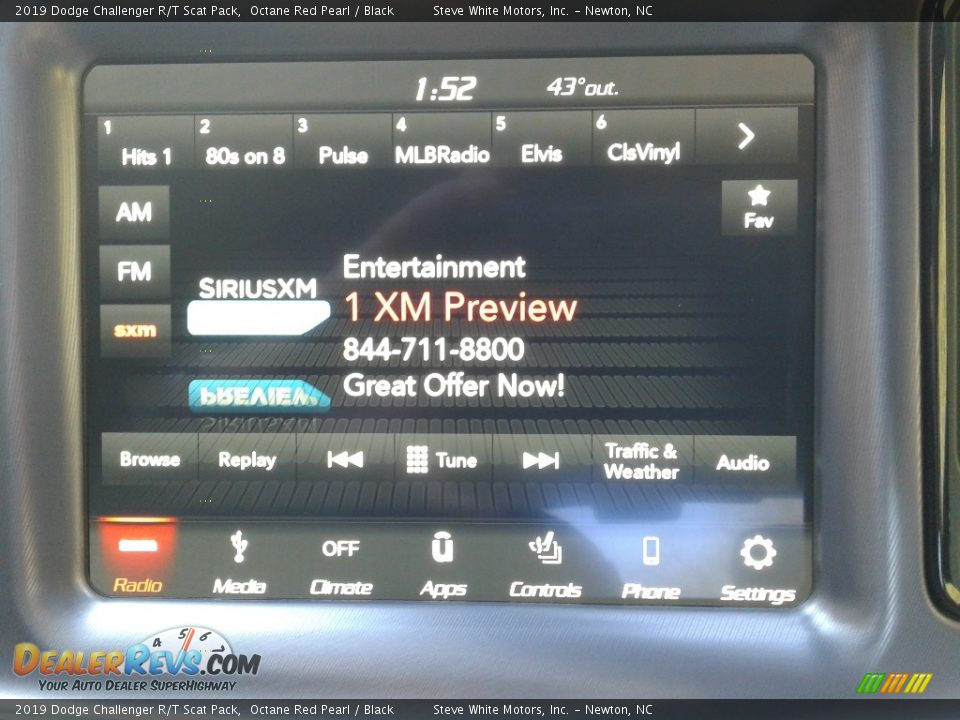 2019 Dodge Challenger R/T Scat Pack Octane Red Pearl / Black Photo #20