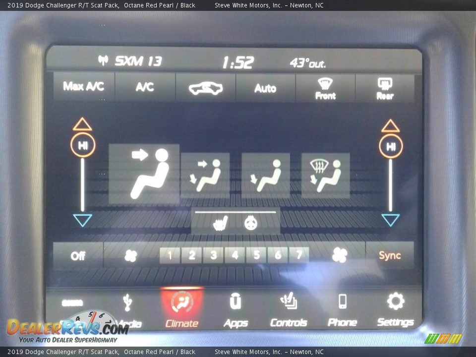 2019 Dodge Challenger R/T Scat Pack Octane Red Pearl / Black Photo #22