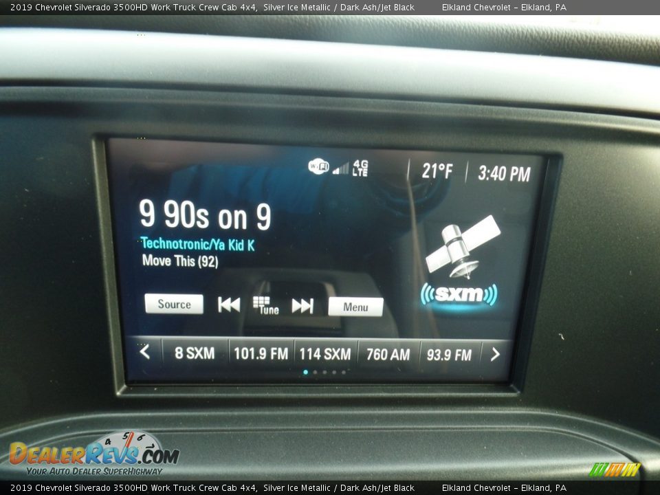 2019 Chevrolet Silverado 3500HD Work Truck Crew Cab 4x4 Silver Ice Metallic / Dark Ash/Jet Black Photo #27