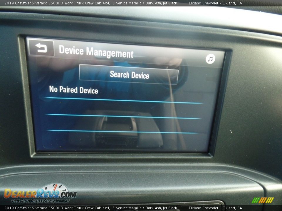 2019 Chevrolet Silverado 3500HD Work Truck Crew Cab 4x4 Silver Ice Metallic / Dark Ash/Jet Black Photo #28