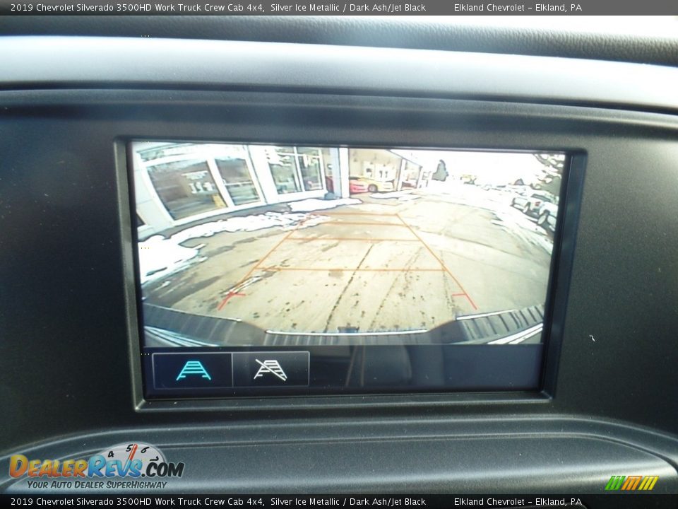 2019 Chevrolet Silverado 3500HD Work Truck Crew Cab 4x4 Silver Ice Metallic / Dark Ash/Jet Black Photo #29