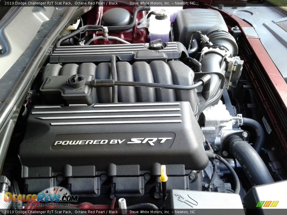 2019 Dodge Challenger R/T Scat Pack Octane Red Pearl / Black Photo #35