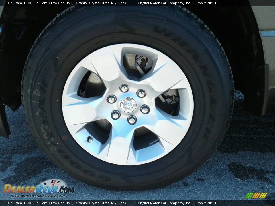 2019 Ram 1500 Big Horn Crew Cab 4x4 Granite Crystal Metallic / Black Photo #20