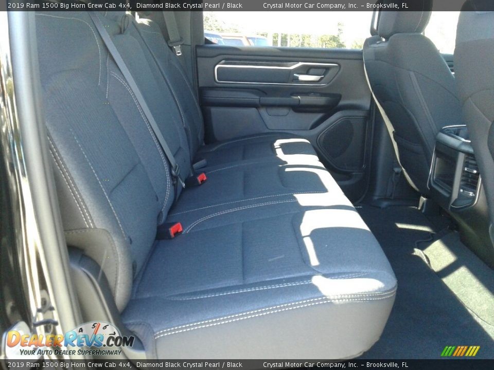 2019 Ram 1500 Big Horn Crew Cab 4x4 Diamond Black Crystal Pearl / Black Photo #11