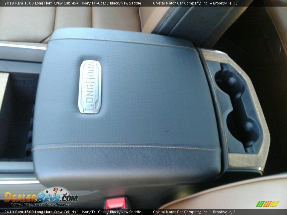 2019 Ram 1500 Long Horn Crew Cab 4x4 Ivory Tri–Coat / Black/New Saddle Photo #19