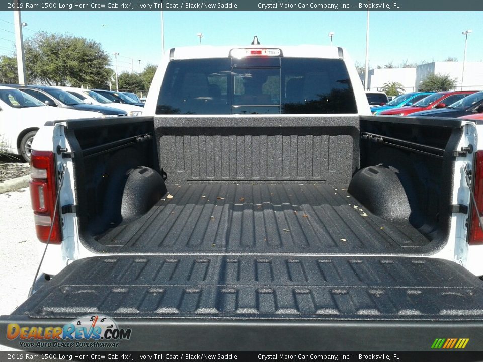 2019 Ram 1500 Long Horn Crew Cab 4x4 Ivory Tri–Coat / Black/New Saddle Photo #20