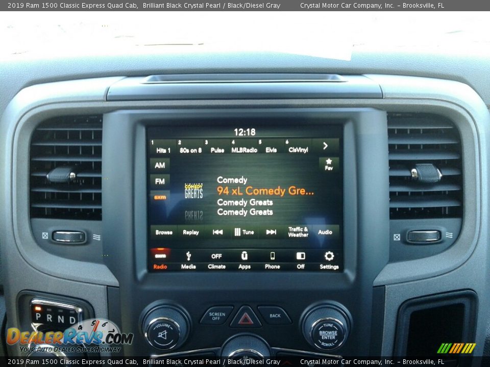 2019 Ram 1500 Classic Express Quad Cab Brilliant Black Crystal Pearl / Black/Diesel Gray Photo #15