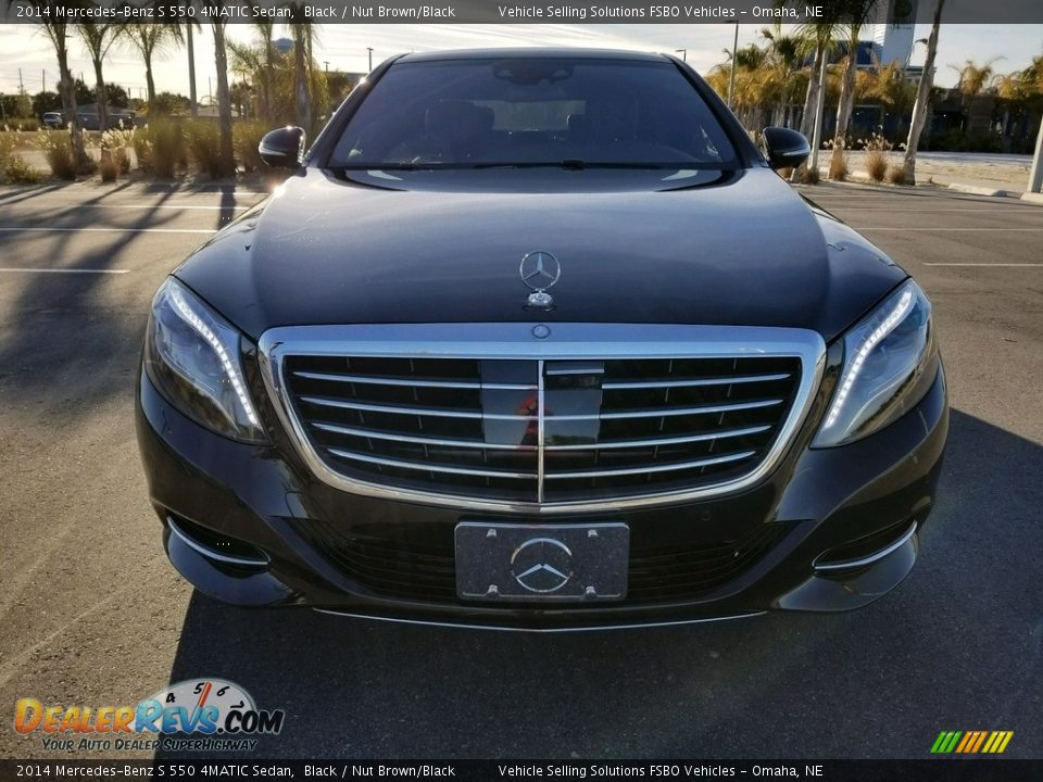 2014 Mercedes-Benz S 550 4MATIC Sedan Black / Nut Brown/Black Photo #31