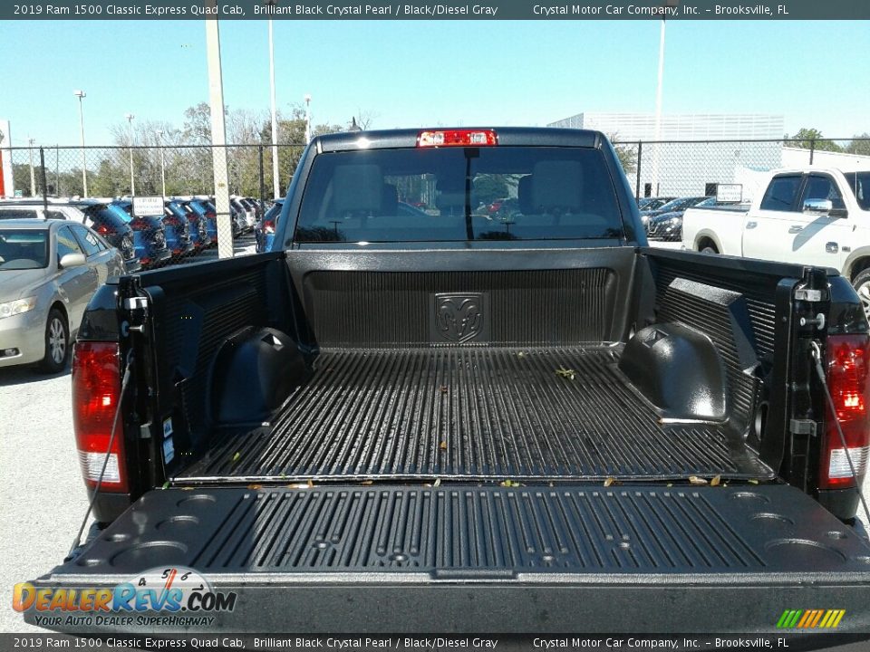 2019 Ram 1500 Classic Express Quad Cab Brilliant Black Crystal Pearl / Black/Diesel Gray Photo #19
