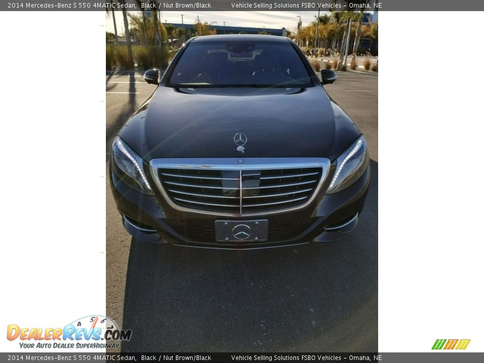 2014 Mercedes-Benz S 550 4MATIC Sedan Black / Nut Brown/Black Photo #34