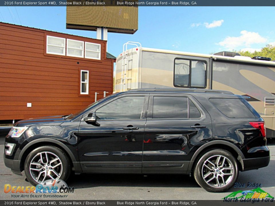 2016 Ford Explorer Sport 4WD Shadow Black / Ebony Black Photo #2