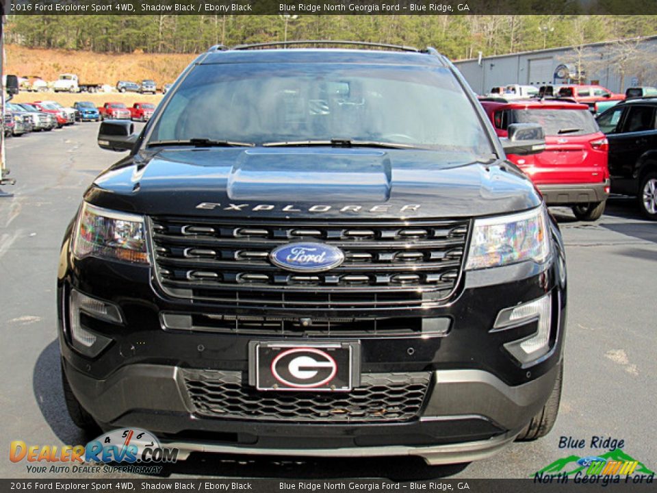 2016 Ford Explorer Sport 4WD Shadow Black / Ebony Black Photo #8