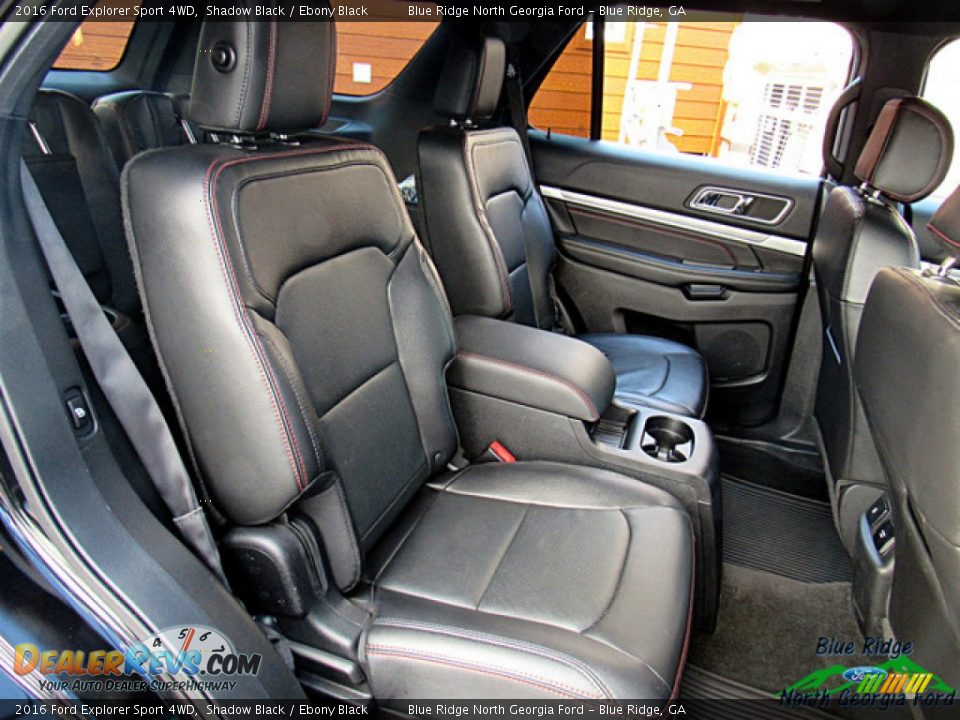 2016 Ford Explorer Sport 4WD Shadow Black / Ebony Black Photo #12
