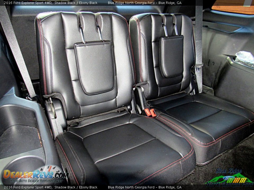 2016 Ford Explorer Sport 4WD Shadow Black / Ebony Black Photo #13