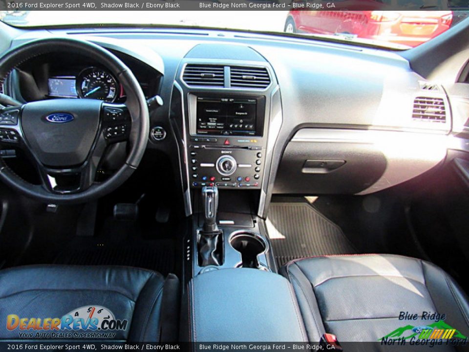 2016 Ford Explorer Sport 4WD Shadow Black / Ebony Black Photo #15