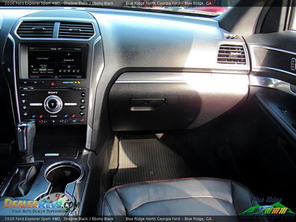 2016 Ford Explorer Sport 4WD Shadow Black / Ebony Black Photo #16