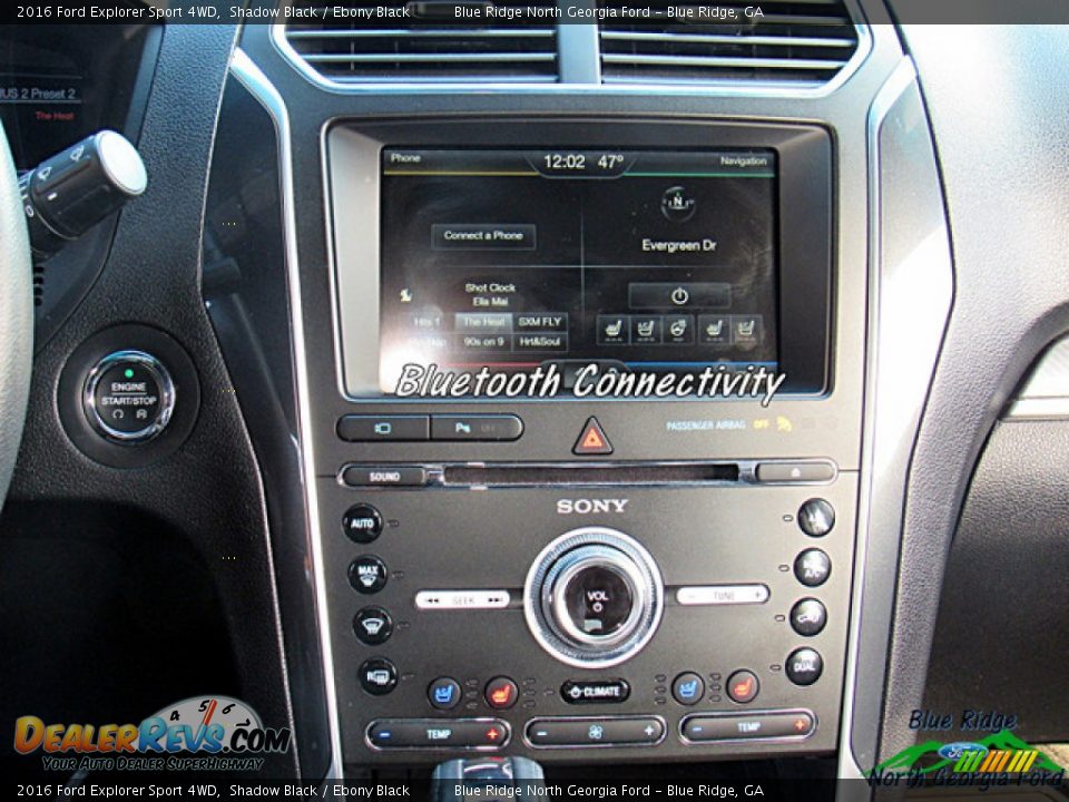2016 Ford Explorer Sport 4WD Shadow Black / Ebony Black Photo #18