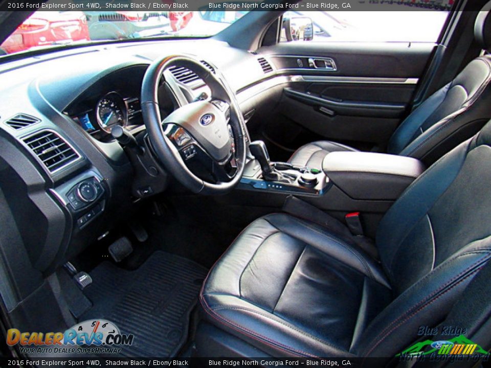 2016 Ford Explorer Sport 4WD Shadow Black / Ebony Black Photo #29