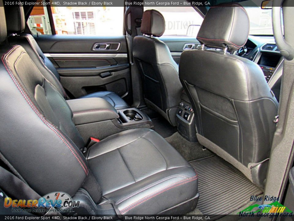 2016 Ford Explorer Sport 4WD Shadow Black / Ebony Black Photo #31