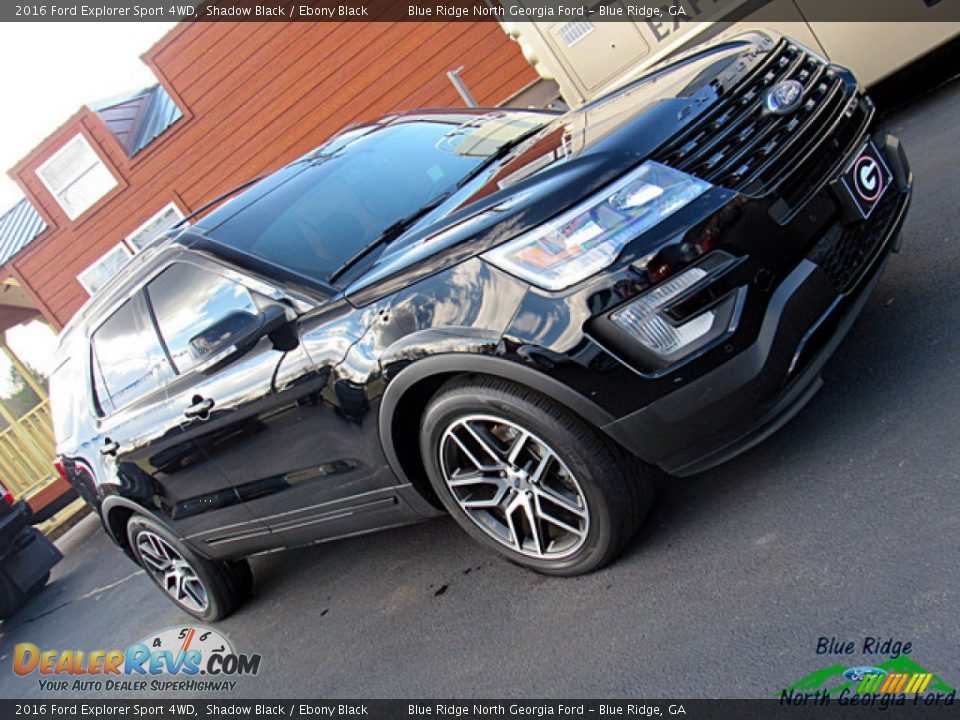 2016 Ford Explorer Sport 4WD Shadow Black / Ebony Black Photo #33