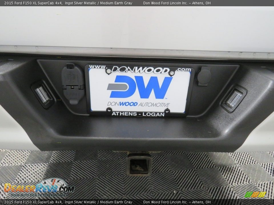 2015 Ford F150 XL SuperCab 4x4 Ingot Silver Metallic / Medium Earth Gray Photo #13