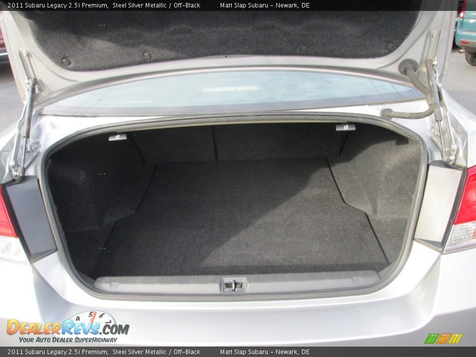 2011 Subaru Legacy 2.5i Premium Steel Silver Metallic / Off-Black Photo #20