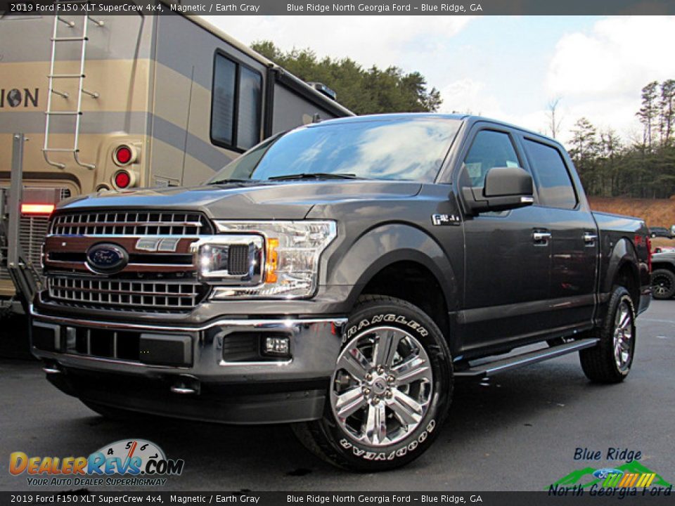 2019 Ford F150 XLT SuperCrew 4x4 Magnetic / Earth Gray Photo #1