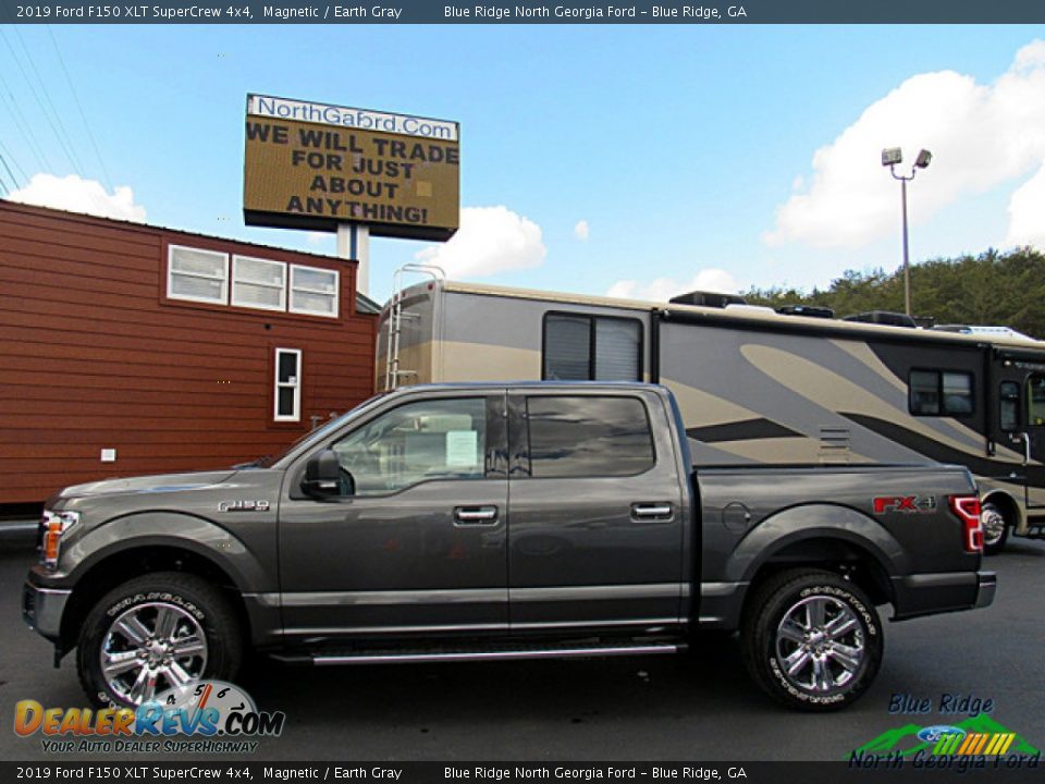 2019 Ford F150 XLT SuperCrew 4x4 Magnetic / Earth Gray Photo #2
