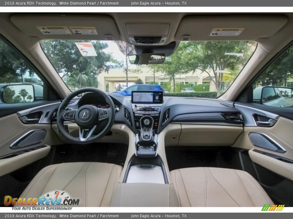 2019 Acura RDX Technology White Diamond Pearl / Parchment Photo #9
