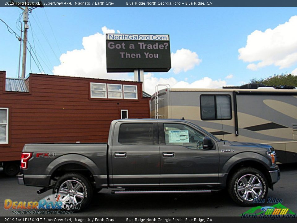 2019 Ford F150 XLT SuperCrew 4x4 Magnetic / Earth Gray Photo #6