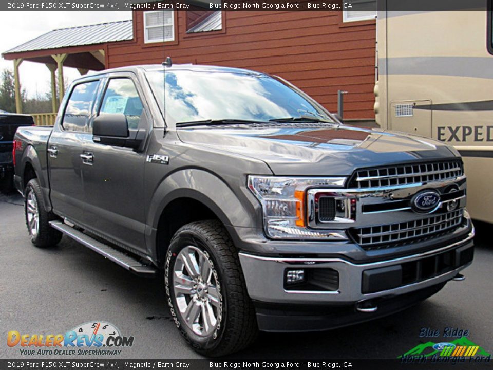 2019 Ford F150 XLT SuperCrew 4x4 Magnetic / Earth Gray Photo #7