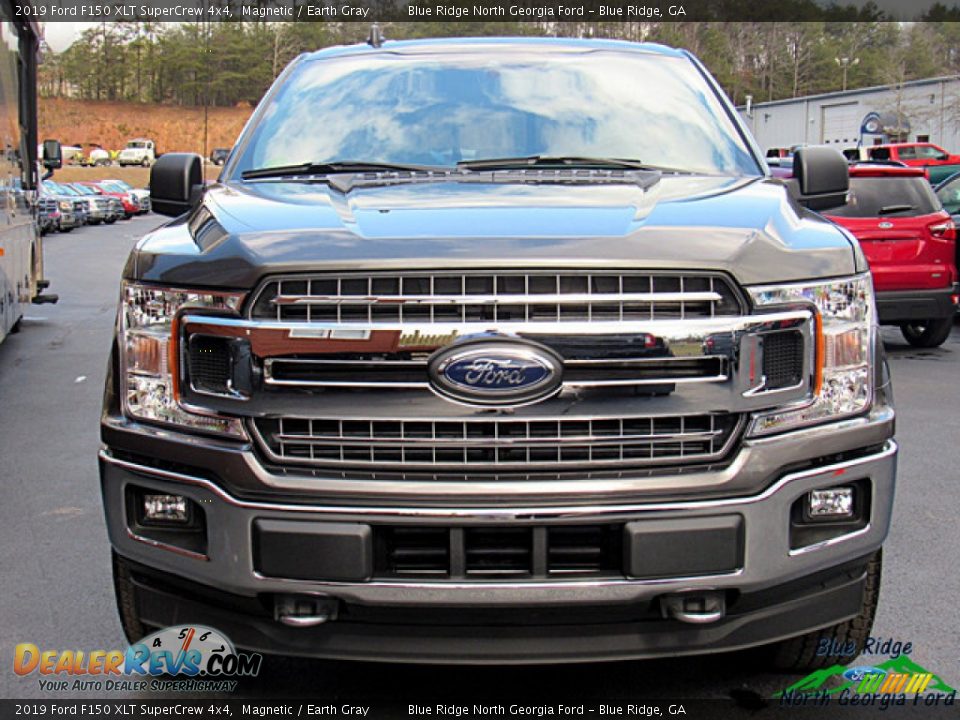 2019 Ford F150 XLT SuperCrew 4x4 Magnetic / Earth Gray Photo #8