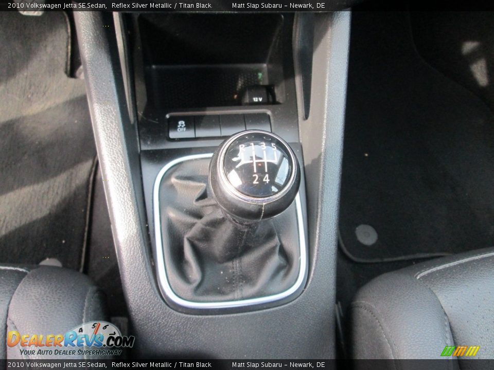 2010 Volkswagen Jetta SE Sedan Reflex Silver Metallic / Titan Black Photo #26