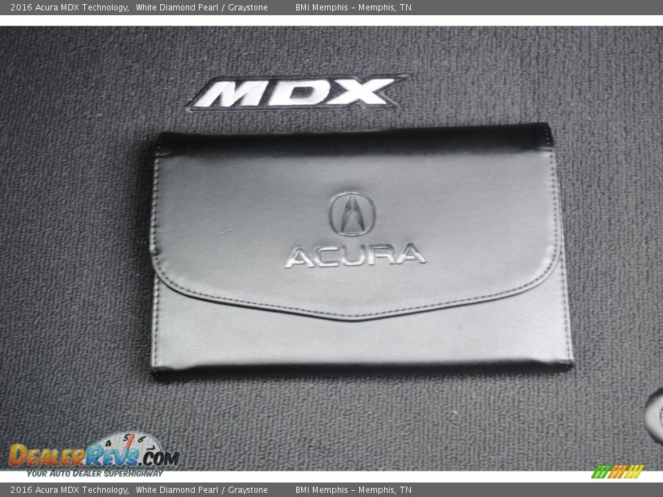 2016 Acura MDX Technology White Diamond Pearl / Graystone Photo #35