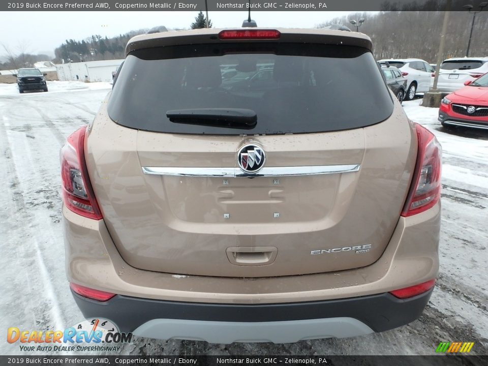 2019 Buick Encore Preferred AWD Coppertino Metallic / Ebony Photo #6