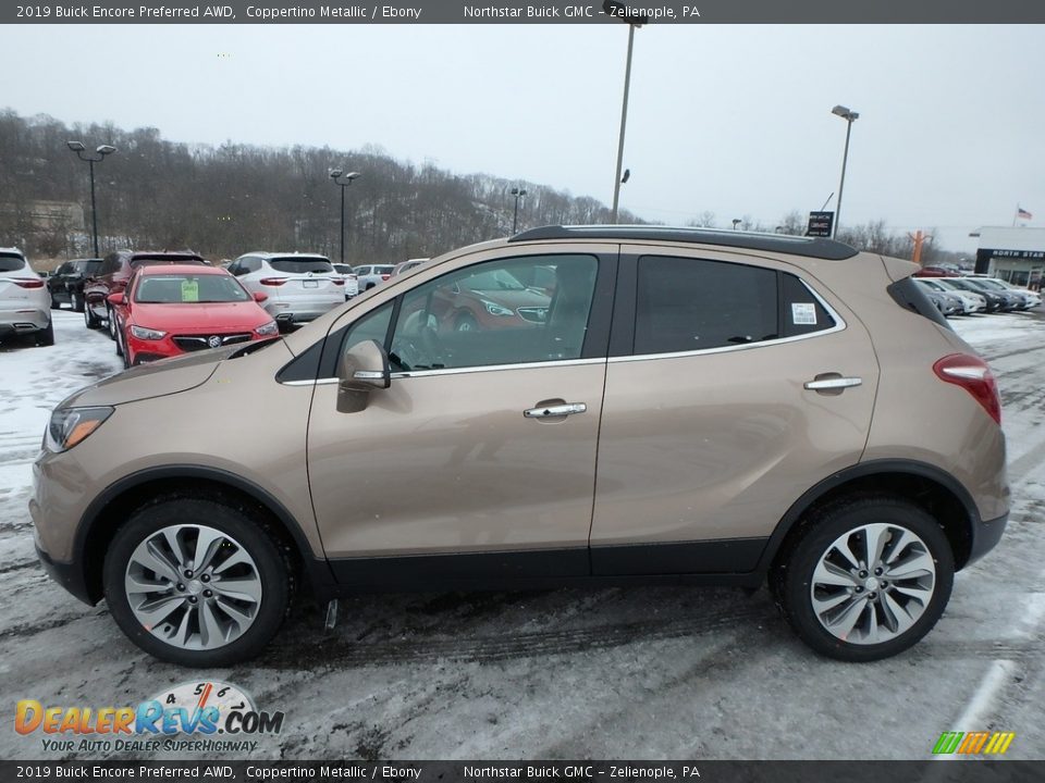 2019 Buick Encore Preferred AWD Coppertino Metallic / Ebony Photo #9